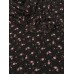 Tule de Malha Floral Fundo Escuro