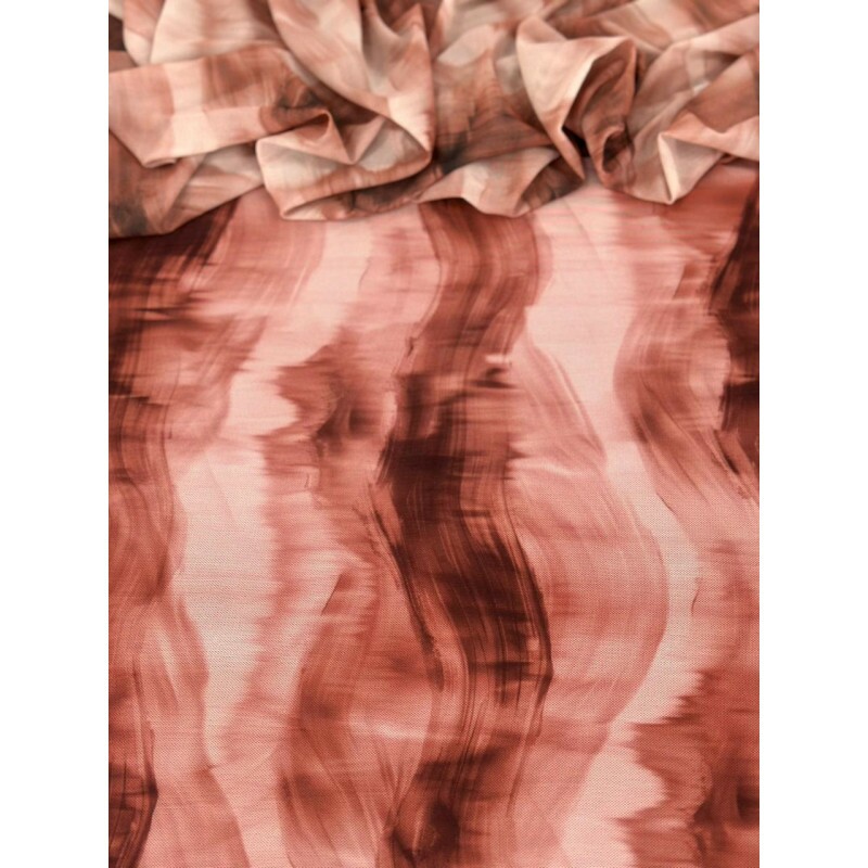 Tule de Malha Estampa Aquarelada Tule de Malha Estampa Aquarelada