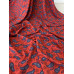 Viscose Paisley Fundo Alaranjado