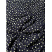 Crepe de Viscose Polkadots Azul Marinho