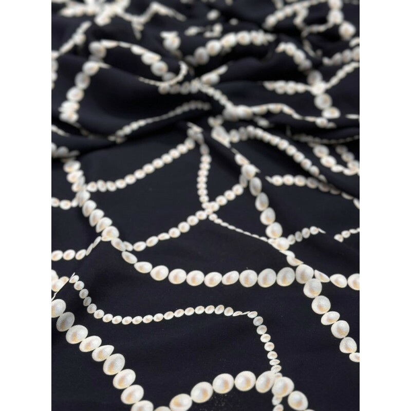 Crepe de Viscose de Pérolas